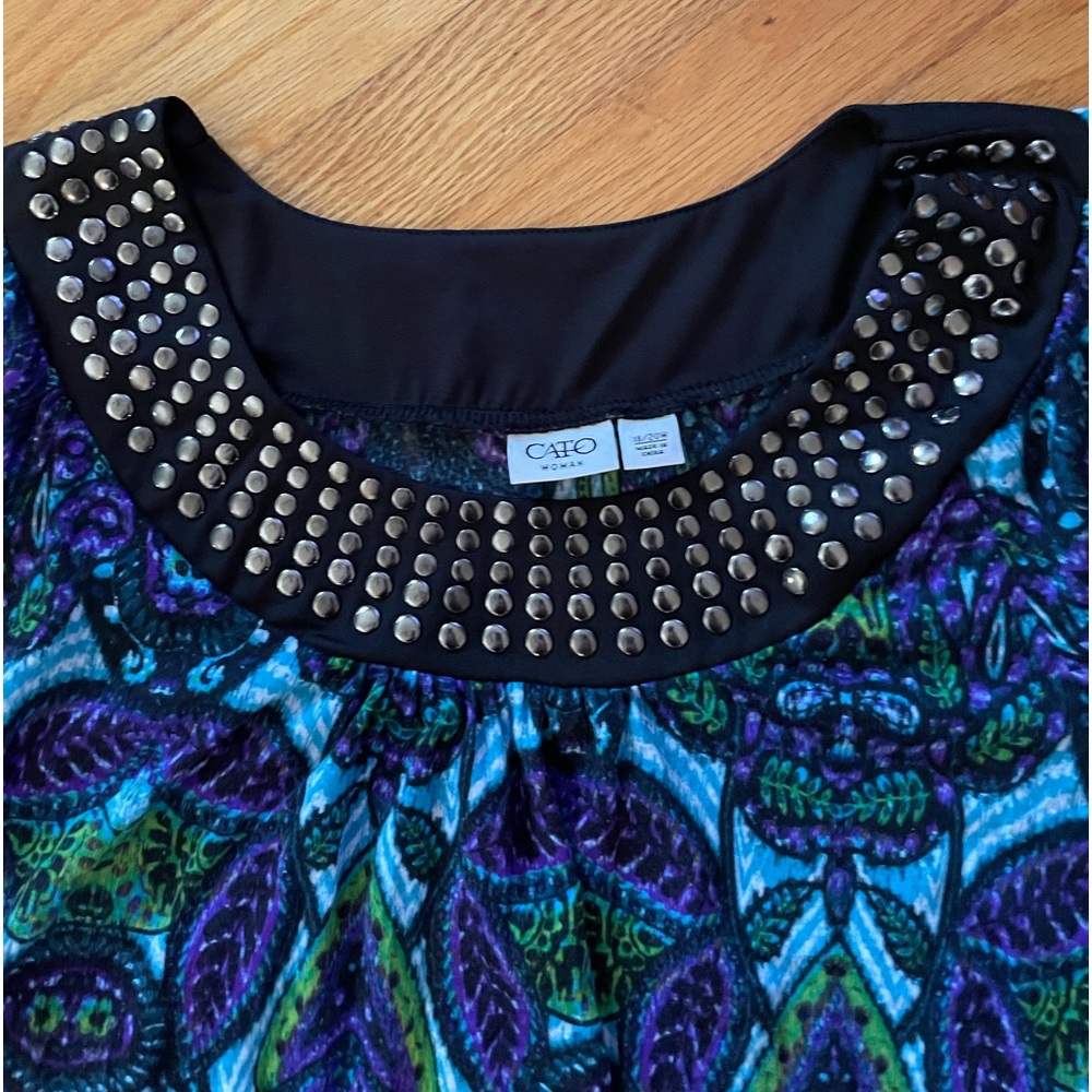 Cato beautiful ladies, top, very colorful size 18/20 - Picture 3 of 6